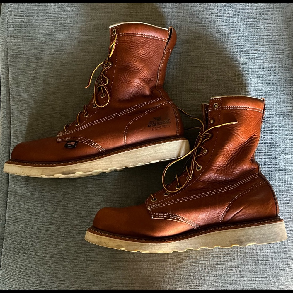 🇺🇸Thorogood American Heritage 8" Boots Soft Toe, Men's 9 1/2 EE - Picture 3 of 8